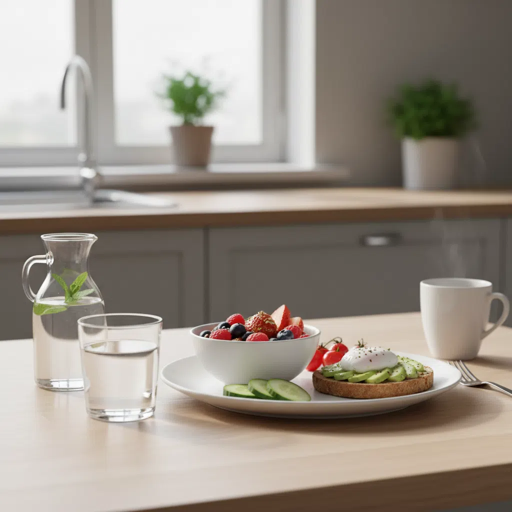 Ruhiger Morgen mit einer Tasse Kaffee - aktiver Lebensstil Nährstoffe Ergänzung